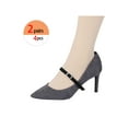 thumbnail image 4 of Unique Bargains Women's Solid Color Elastic Detachable Buckle Shoe Ankle Straps Belt, 4 of 4