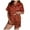 Black, variant on UngA Spooky Pajamas Women Womens Silk Satin Pajamas Set Short Sleeve Sleepwear Button Down Loungewear 2 Piece Pjs Shorts Set Orange,L