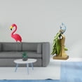 thumbnail image 2 of Estatua de estaca de jardín,Adorno de flamenco para jardín,patio,porche,Figura de escritorio,Estante de estatua de pavo real para escritorio,decoración del hogar,Figura decorativa creativa, 2 of 8