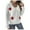 White, variant on Womens Coats Long Sleeved Oversize Solid Color Casual Blouse Sweater Cardigan,Coats for Women Black M