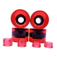 thumbnail image 3 of Ruedas de skate Zulema Ruedas de crucero de PU duraderas 78A Rojo claro, 3 of 8
