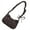 Black, variant on Autumn Winter Armpit Bag for Women Handbag Trendy Shoulder Bag Retro Underarm Bag Leopards Print Commuting Bag