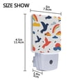 thumbnail image 4 of Bird Silhouette and Clouds Night Light 2 Pack LED Nightlight Plug into Wall Dusk to Dawn Sensor Soft White, 4 of 7