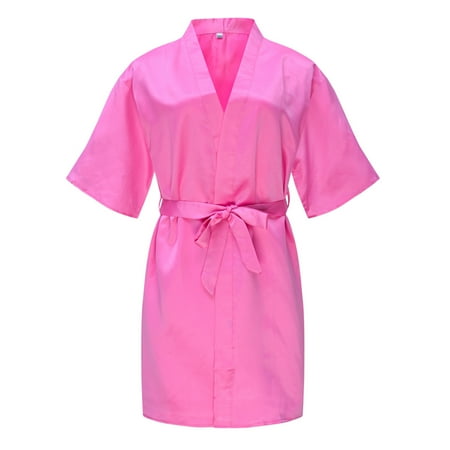 

Sales Honeeladyy Children Baby Kid Girl Solid Color Summer Fall Kimono Robes Bathrobe Sleepwear Clothes Coat Back to School