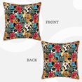 thumbnail image 3 of Xecao Different Cats 1 Print Soft Velvet Decorative Throw Pillow Covers, Square Cushion Cases for Bed, Sofa, Living Room, Car, and Indoor Outdoor Use-18"x18", 3 of 8