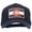 Navy, variant on Colorado State Flag Heat Transfer 5 Panel Pro Style Twill Brushed Cap - Black OSFM