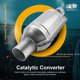 thumbnail image 4 of Inlet/Outlet Universal Catalytic Converter, with O2 Port & Heat Shield 53004 Car Stainless Steel Cat, 4 of 5