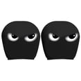 thumbnail image 1 of 2PCS Funny Cartoon Car Headrest Covers, Cute Funny Cartoon Eyes Car Headrest Covers Car Seat Head Rest Protector for Auto Front Seat Rest Halloween Decoration, 1 of 8