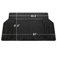 thumbnail image 4 of FH Group ClimaProof™ for all weather protection Universal Fit Black Cargo Mats fits most Cars, SUVs, and Trucks (Semi Custom Trimmable Vinyl, 55” x 32) Black, 4 of 7