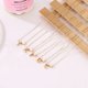 thumbnail image 4 of SUMENG Fashion Tiny Heart Dainty Initial Necklace Gold Silver Color Letter Name Choker For Women Pendant Jewelry Gift, 4 of 5