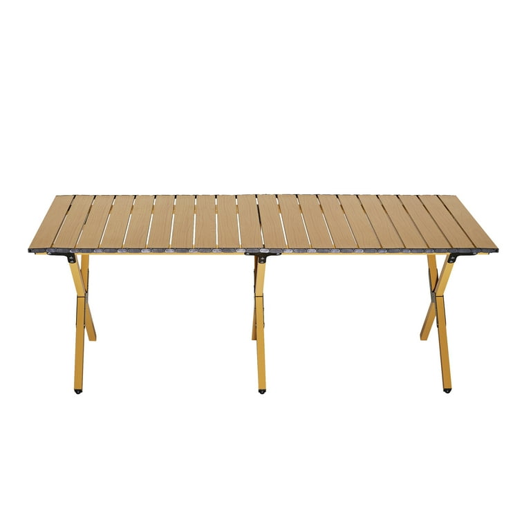Free Shipping! Portable Roll-Top Camping Table, 47.3 Free Shipping! Portable Roll-Top Camping Table, 47.3
