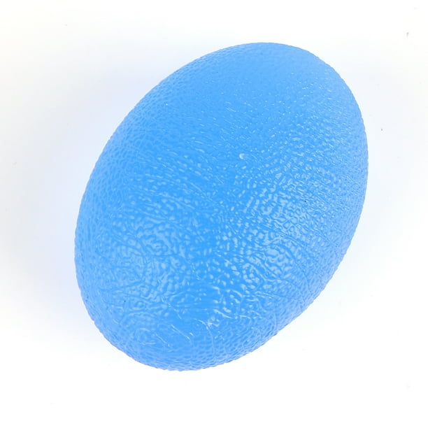 Bolas de ejercicio de entrenamiento de estrés para terapia de manos, Bola de estrés para mano, Bola de agarre de terapia de masaje de silicona para muñeca Ejercicio de fuerza para dedos(azul)