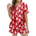 thumbnail image 3 of Womens Pajama Sets Halloween Printed Short Sleepwear Loungewear Nightwear Nightclothes Homewear, 3 of 5