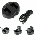 thumbnail image 2 of Portable Dual Charger for Sony Cameras Charges 2 Batteries at Once, LED Status Indicator, 2 of 2