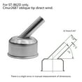 Milue Air Gun Nozzle for ST862D ST862D Desoldering Station Heat Nozzle