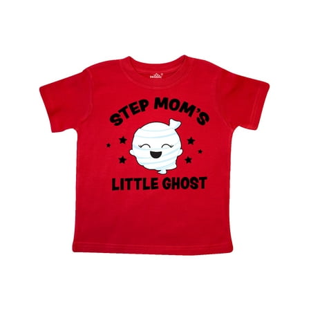 

Inktastic Cute Step Mom s Little Ghost with Stars Gift Toddler Toddler Girl T-Shirt