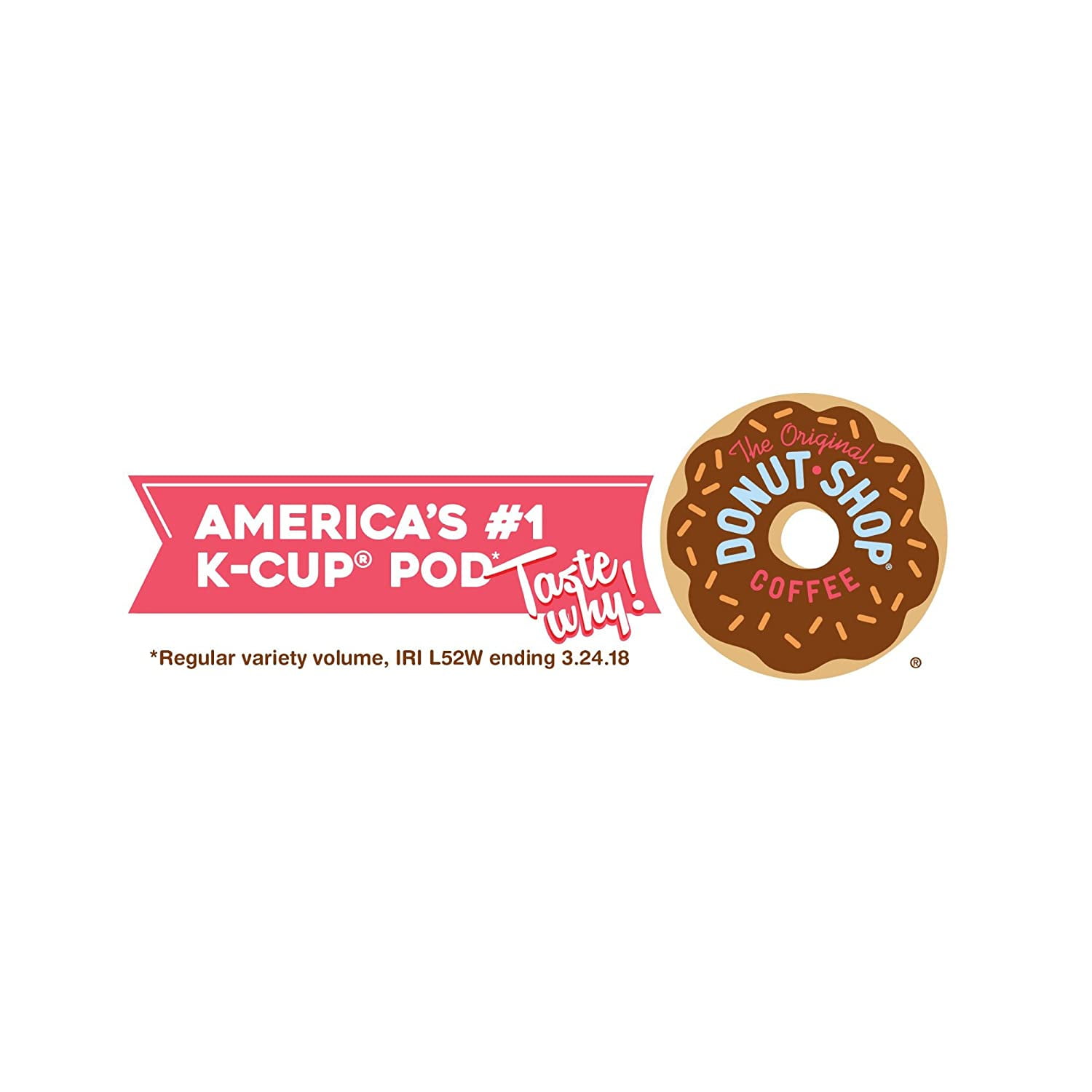 The Original Donut Shop .. Regular Keurig Single-Serve K-Cup .. Pods, Medium Roast Coffee, .. 24 Count