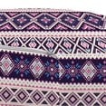 thumbnail image 3 of Aztec Pouf Cover with Zipper, Aboriginal and Geometric Silhouettes with Dots, Soft Decorative Fabric Unstuffed Case, 30" W X 17.3" L, Champagne Dark Purple, by Ambesonne, 3 of 5