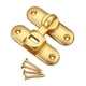 thumbnail image 3 of Pestillo de cerradura de puerta de granero, pestillo de puerta de habitación con tornillos, cerradura de puerta de armario para Dorado, 3 of 9