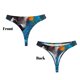 thumbnail image 3 of Balery Modern Style Blue Parrot Tangas de Algodón para Mujer con Estampado – Ropa Interior Sexy, Transpirable, G-string-Medium, 3 of 6