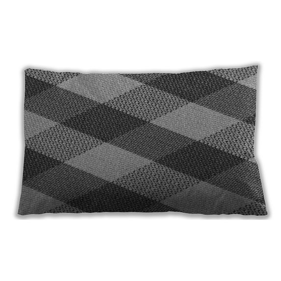 Ahgly Company Outdoor Rectangular Contemporary Lumbar Throw Pillow, 13 inch by 19 inch