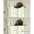 thumbnail image 4 of Black And White Train Window Curtain Bedroom Roman Curtain Adjustable Tie Up Curtain for Small Window Rod Pocket, 4 of 6