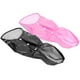 thumbnail image 5 of 2 impermeables para perros con capucha y banda reflectante de seguridad (negro, rosa, XL), 5 of 14