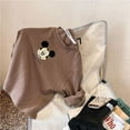 thumbnail image 3 of Camiseta de manga larga con estampado de dibujos animados para niños, camisa Base de cuello redondo para niños, camisetas versátiles de Color sólido, disfraz informal de primavera 2024, 3 of 5