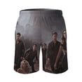 thumbnail image 3 of Vampire Diaries Men's Swim Trunks Board Shorts Drawstring Elastic Waist Quick Dry Swimsuits Beach Shorts with Pockets M, 3 of 8