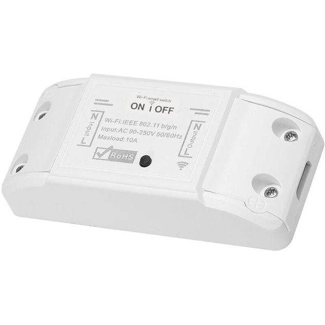 Interruptor inteligente WiFi, Temporizador de interruptor remoto inalambrico, Compatible con Amazon Alexa y Google Home, 10A/2200W esquí esquí Gafas de esquí
