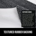 thumbnail image 6 of GORILLA GRIP Ultra Absorbent Grippy Doormat for Muddy Dog Paws, 36x24 Machine Washable Soakstopper Rugs Cleaner Floors, Bed Mat for Dirty Dogs, Indoor Entrance Door Rug Pet Bed Mats Charcoal, 6 of 10