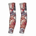thumbnail image 6 of 1PCS 2024 New Men Long Fake Warmers Summer Tattoo Sleeves Sun Protection Cover Outdoor Gloves Driving Ice Silk Arm Sleeves Women, 6 of 9