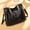 Black, variant on Luxury Handbag Large Capacity Shoulder Bag for Women Casual Tote Bag Female Ladies Vintage PU Leather Crossbody Bag