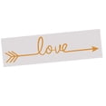thumbnail image 1 of Etiqueta Engomada de Del Amor PVC Vinilo Adhesivo Mural de Cartel Papel Tapiz para Dormitorio Sala naranja, 1 of 5