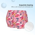 thumbnail image 2 of Pofeuu Festive Christmas Stocking Cheer Print Soft Cotton Girls Boyshort panties Toddler Underwear-Medium, 2 of 5