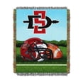 thumbnail image 2 of San Diego State Aztecs NCAA Woven Tapestry Throw (Home Field Advantage) (48"x60") (2-Pack), 2 of 2