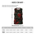 thumbnail image 4 of Pofeuu Roses Print Basketball Jersey, Shirts for Men Youth Basketball Jersey Crew Neck-Large, 4 of 6