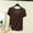 #0465Coffee, variant on Taylonsss Women's Shirts Summer V-Neck Short Sleeve T-Shirts Casual Basic Plain Tee Tops with Pocket