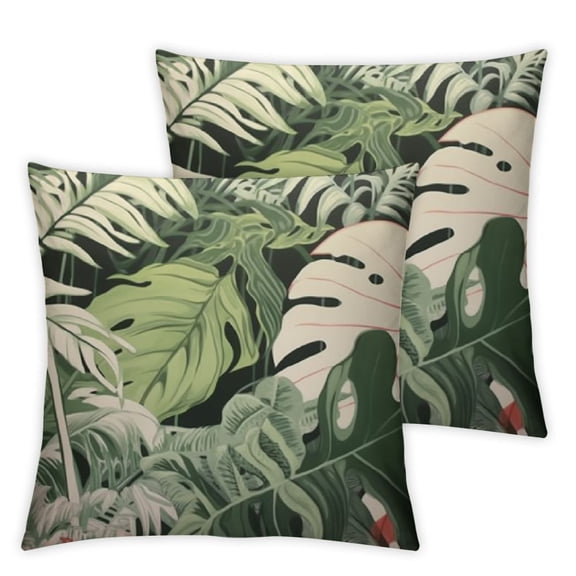 BANET Set of 2 Decorative Throw Pillows Pillowcases Decor for Home Couch Sofa Bed 12x12in