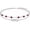 Infinity 01-Garnet, variant on Infinity Anklet Opal Anklet for Women 925 Sterling Silver Birthday Jewelry for Women Summer Jewelry for Wife Mom
