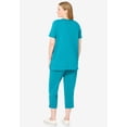thumbnail image 2 of Woman Within Plus Size Starfish Tee And Capri Set, 2 of 5
