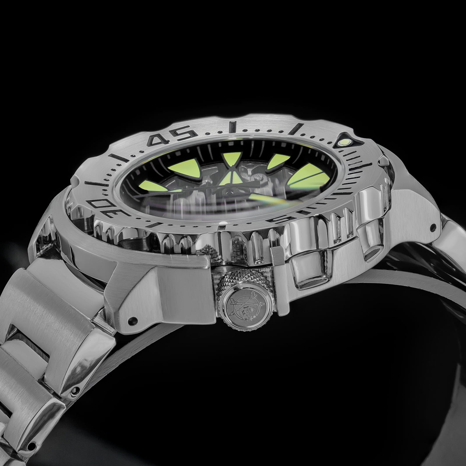 ADDIESDIVE Men's Automatic Diver Watch 200M Waterproof, Luxury Stainless Steel Dive Watch for Men with NH36 Movement, Sapphire Crystal Glass, Super Luminous Analog Watch
