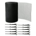 thumbnail image 1 of 1 Set Plastic Gutter Guard Practical Anti-falling Leaf Net Protective Mesh, 1 of 8