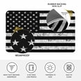 thumbnail image 3 of Black American Flag Door Mat Indoor Outdoor, Vintage USA Flag Non Slip Welcome Mat with Rubber Backing, Absorbent Fabric Front Door Mats Entryway Rug for Home Patio Entrance 18"x30", 3 of 9