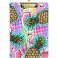 thumbnail image 1 of FMSHPON Summer Pineapple Flamingo Clipboard Hardboard Wood Nursing Clip Board and Pull for Standard A4 Letter 13x9 inches, 1 of 7