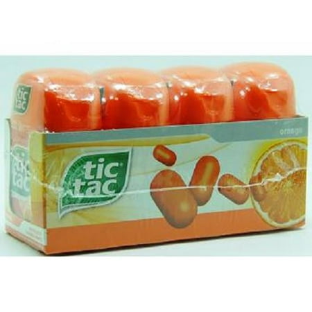 Product Of Tic Tac, Mint Orange - Bottle, Count 4 (3.4 oz) - Mints / Grab Varieties &