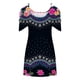 thumbnail image 4 of ICHUANYI Clearance Women‘s Summer Dresses Print Short Sleeve Off Shoulder Round Neck Dress(Hot Pink, XXL) ICHUANYI WER2023080910536, 4 of 5