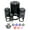 Black, variant on Mr. and Mrs. Wedding Rings Self-Inking Rubber Stamp Ink Stamper - Pink Ink - Medium 1 Inch