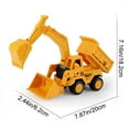 thumbnail image 3 of Gifts for Kids! Fwttom Toy Cars, Children's Engineering Vehicle Excavator Toy Bulldozer Tipping Bucket Shovel Street Vendor Car Model, 3 of 9