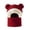 C-Brick Red596, variant on DHFJKG Womens Winter Ears Hooded Scarf Hat Balaclava Thickened Windproof Fluffly Shaggy Warm Integrated Scarf Comfort Hats